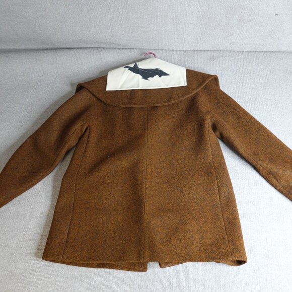 Namacheko Mens Jacket Medium Brown Caban Coat - Picture 7 of 14